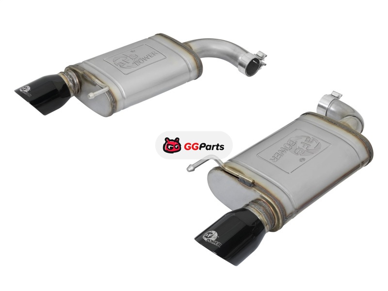 aFe 49-43085-B AFE MACH Force-Xp Axle-Back Выхлопная система (черные насадки) Ford Mustang 2015-2017 V6-3.7L/2015-2021 L4-2.3L (t)