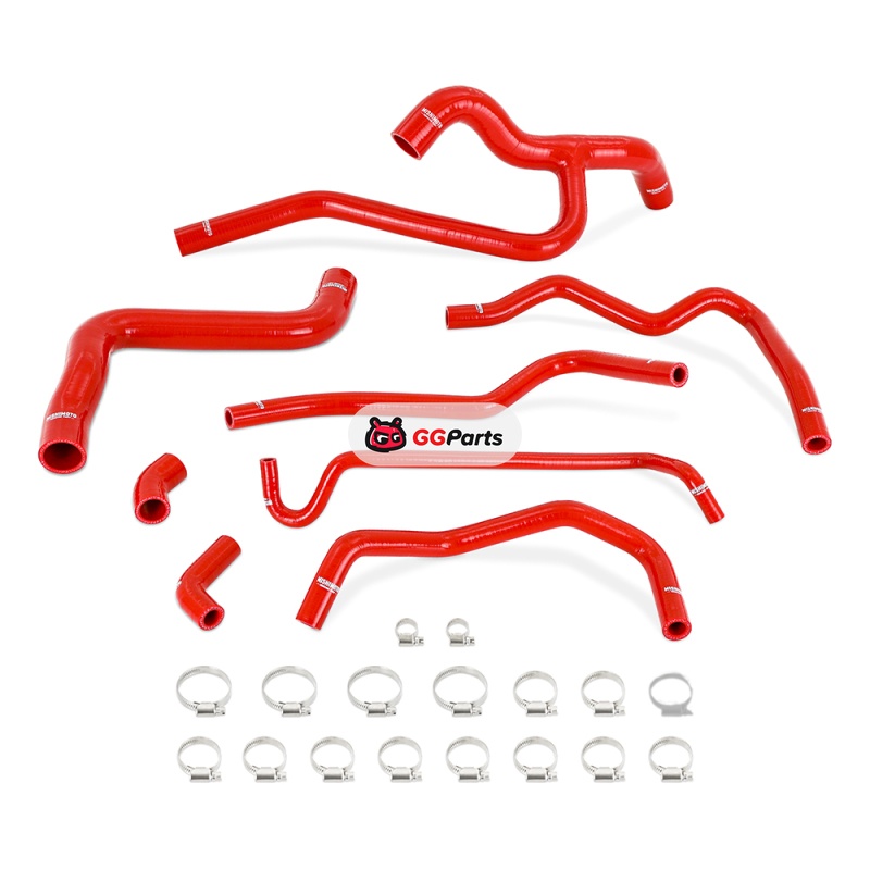 Mishimoto MMHOSE-MUS40-05RD MISHIMOTO Комплект силиконовых патрубков радиатора, отопителя, вспомогательные шланги (красные) Ford Mustang 4.0L V6 2005-2010