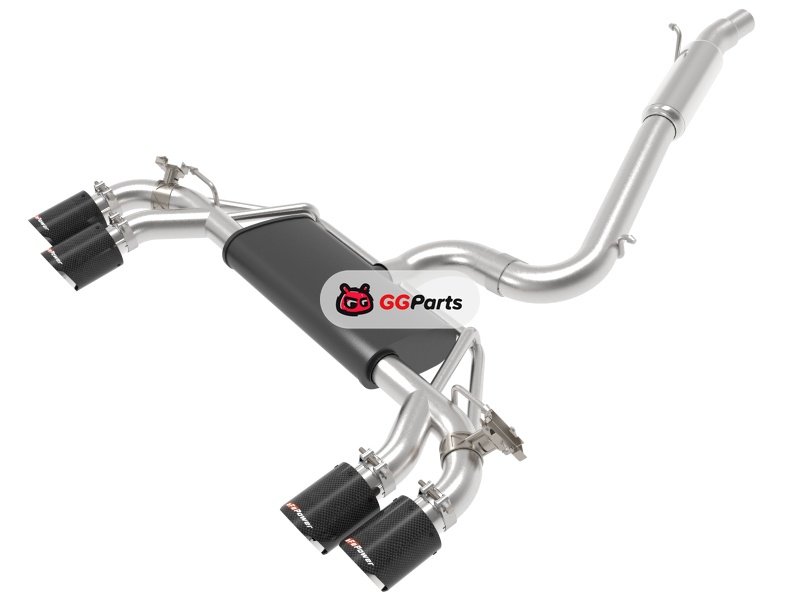 aFe 49-36430-C AFE MACH Force-Xp Cat-Back Выхлопная система (карбоновые насадки) Volkswagen Golf 7 R 2015-2019 L4-2.0L (t)