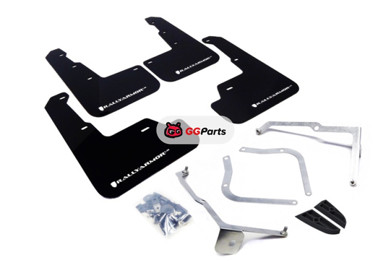 Rally Armor MF32-UR-BLK/WH Rally Armor UR Брызговики черные с белым логотипом Subaru WRX/STI 2015-2021