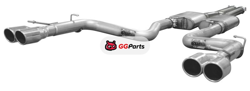 aFe 49-43085-B AFE MACH Force-Xp Axle-Back Выхлопная система (черные насадки) Ford Mustang 2015-2017 V6-3.7L/2015-2021 L4-2.3L (t)