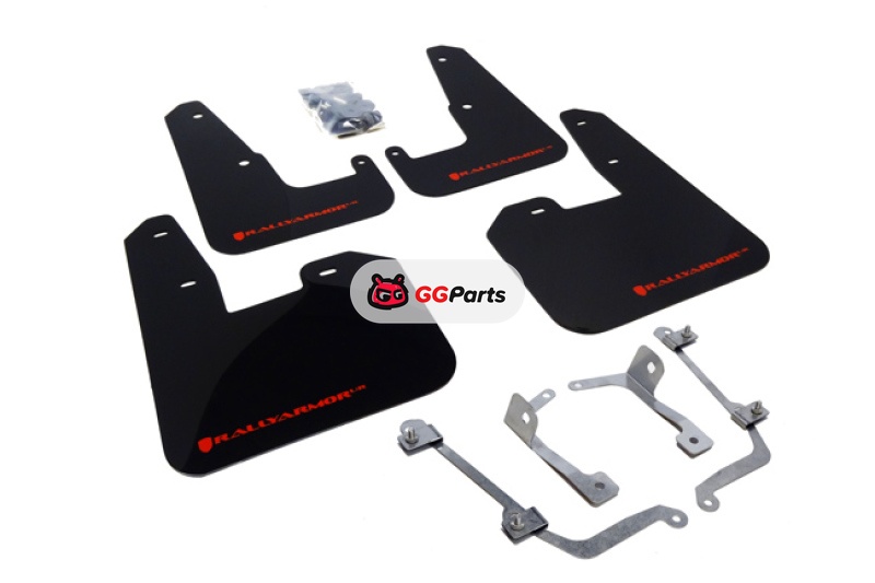 Rally Armor MF15-UR-BLK/RD Rally Armor UR Брызговики черные с красным логотипом Subaru STI 2008-2014/WRX 2011-2014 Hatchback