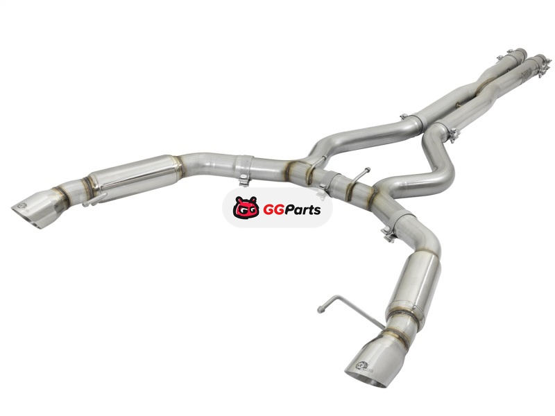 aFe 49-33088-P AFE MACH Force-Xp Cat-Back Выхлопная система без резонаторов (полированные насадки) Ford Mustang 2015-2017 V6-3.7L/V8-5.0L