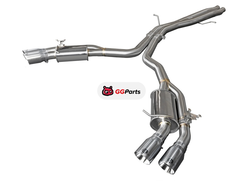 aFe 49-36427-P AFE MACH Force-Xp Axle-Back Выхлопная система (полированные насадки) Audi RS5 F5 Coupe 2017-2019 V6-2.9L (tt)