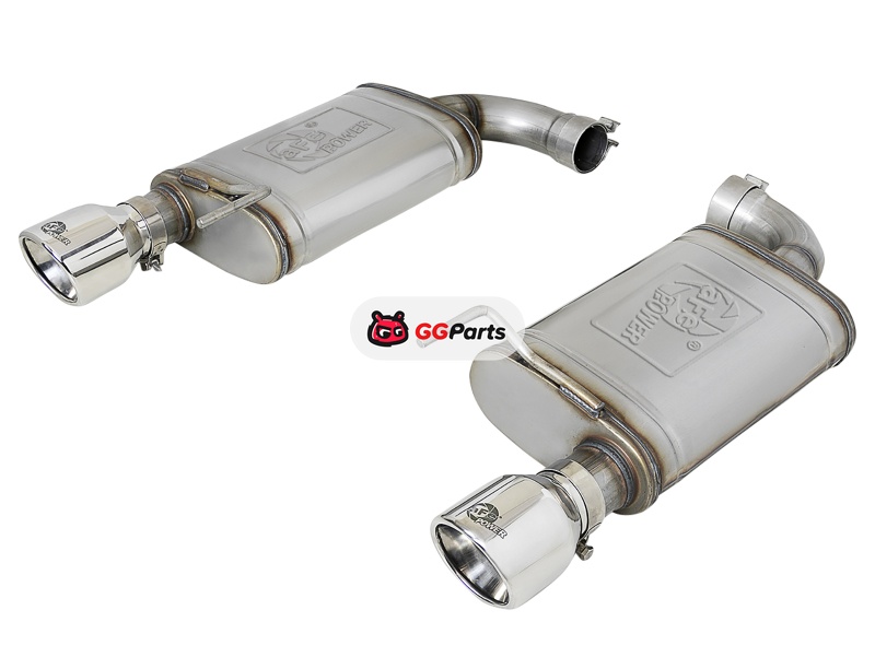 aFe 49-43105-P AFE MACH Force-Xp Axle-Back Выхлопная система (полированные насадки) Ford Mustang GT 2015-2017 V8-5.0L