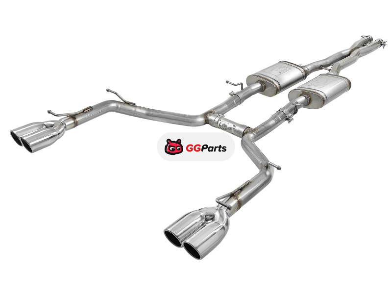 aFe 49-32067-P AFE MACH Force-Xp Cat-Back Выхлопная система (полированные насадки) Dodge Challenger 2015-2023 V6-3.6L