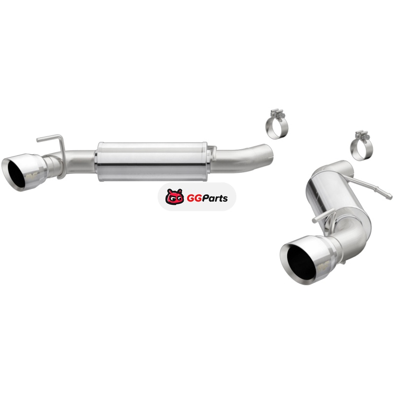 Magnaflow 19339 MagnaFlow Competition Axle-Back Выхлопная система (полированные насадки) Chevrolet Camaro SS V8 6.2L 2016-2024