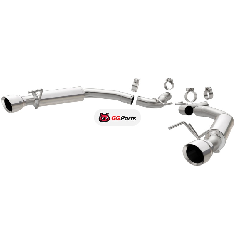 Magnaflow 19179 MagnaFlow Competition Axle-Back Выхлопная система (полированные насадки) Ford Mustang L4 2.3L EcoBoost/V6 3.7L 2015-2023
