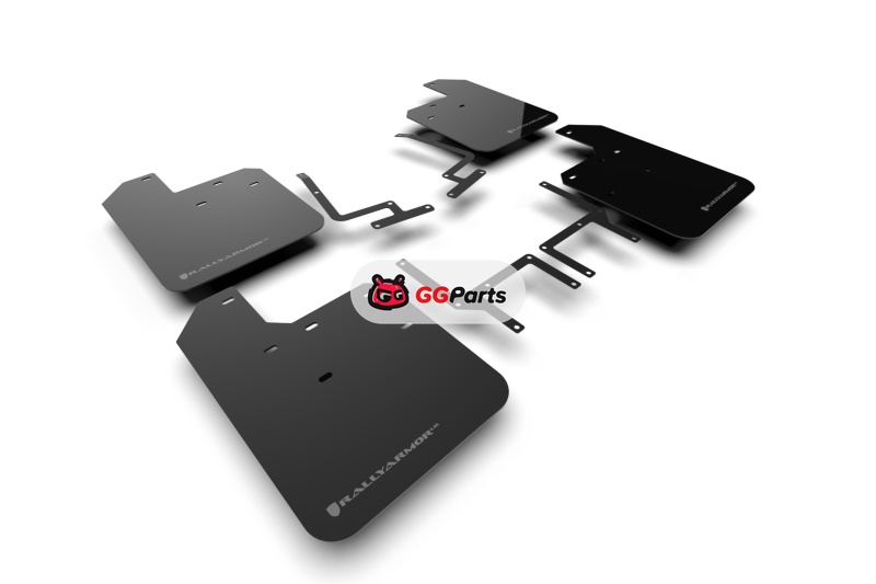 Rally Armor MF54-UR-BLK/GRY Rally Armor UR Брызговики черные с серым логотипом Jeep Wrangler JL 2018-2025