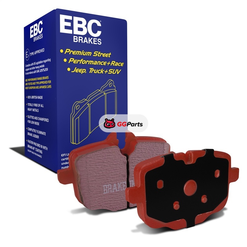 EBC DP32089C EBC Redstuff Комплект задних тормозных колодок (диск 370x24мм) BMW M2 G87/M3 G80/G81/M4 G82/G83 3.0tt 2021+