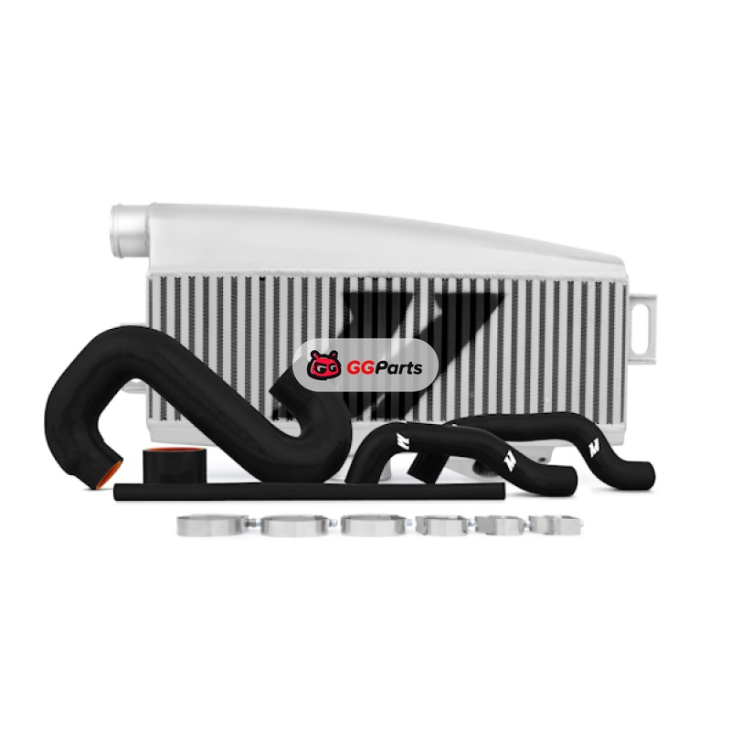 Mishimoto MMTMIC-WRX-01SLBK MISHIMOTO Performance Верхний интеркулер (серебристый) патрубки (черные) Subaru WRX/STI 2001-2007