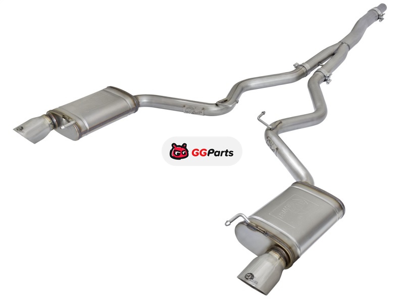 aFe 49-33084-P AFE MACH Force-Xp Cat-Back Выхлопная система (полированные насадки) Ford Mustang 2015-2021 L4-2.3L (t) EcoBoost