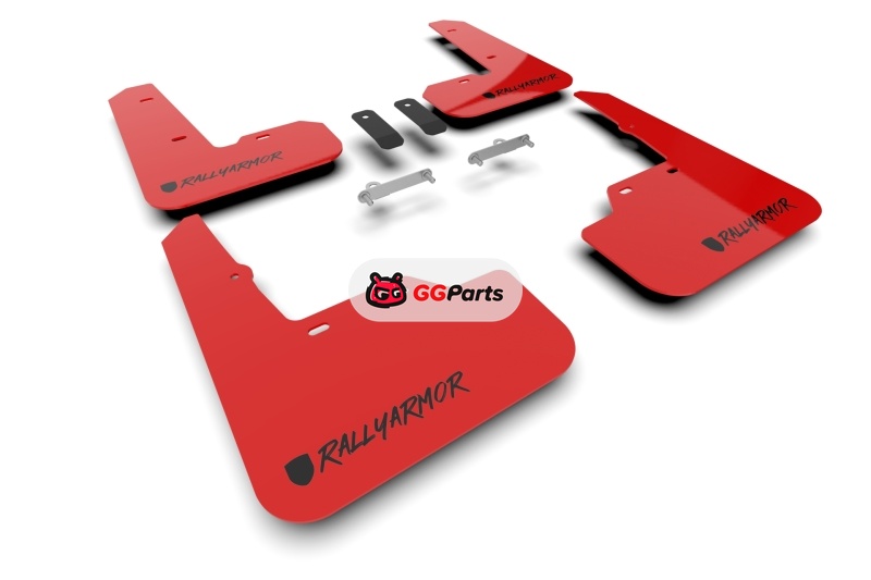 Rally Armor MF92-UR-RD/BLK-X Rally Armor UR Брызговики красные с черным логотипом (измененный шрифт) Subaru WRX 2022-2025