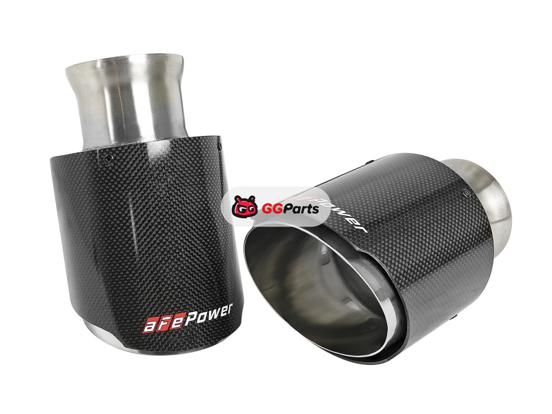 aFe 49C32068-C AFE MACH Force-Xp Насадки на глушитель (карбоновые) Dodge Charger/Hellcat 2015-2023 SRT-8 V8-6.2L (sc)/392 V8-6.4L