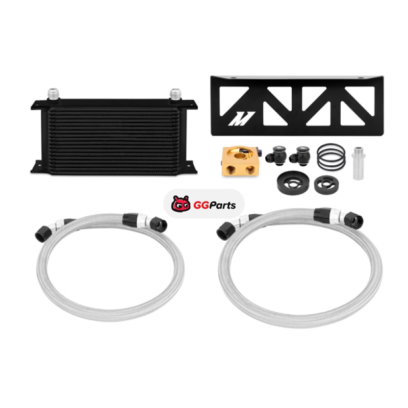 Mishimoto MMOC-BRZ-13TBK MISHIMOTO Комплект масляного радиатора двигателя с термостатом (черный) Subaru BRZ FA20/Toyota GT86 4U-GSE 2013+