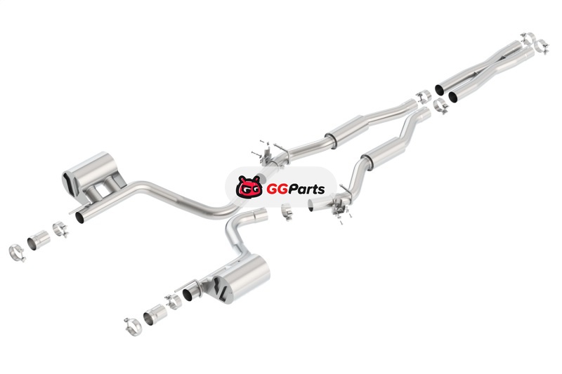 Borla 140640 BORLA S-Type Cat-Back Выхлопная система Dodge Challenger SRT 392 Hemi/Scat Pack 6.4L V8 2015-2023