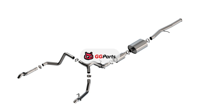 Borla 140914 BORLA S-Type Cat-Back Выхлопная система Chevrolet Silverado 1500 ZR2 / GMC Sierra 1500 AT4X 6.2L V8 2022-2024