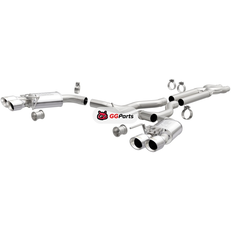 Magnaflow 19368 MagnaFlow Competition Cat-Back Выхлопная система (полированные насадки) Ford Mustang GT V8 5.0L 2018-2023