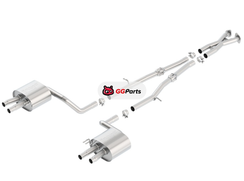 Borla 140736 BORLA S-Type Cat-Back Выхлопная система Kia Stinger 3.3L V6 Turbo 2018-2021