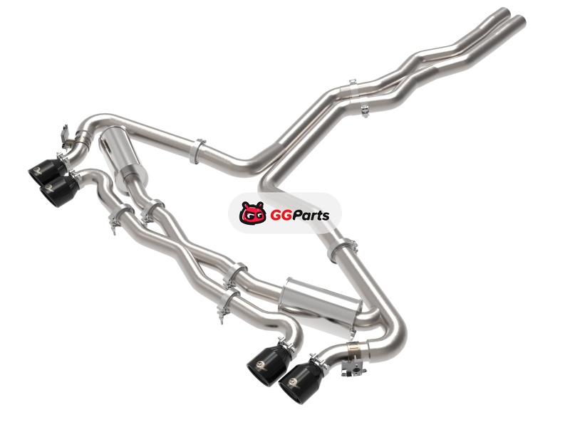 aFe 49-36448-B AFE MACH Force-Xp Cat-Back Выхлопная система (черные насадки) Audi RS6 C8 Avant 2020-2024 V8-4.0L (tt)