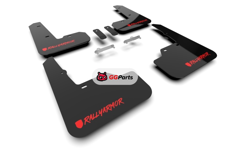 Rally Armor MF92-UR-BLK/RD-X Rally Armor UR Брызговики черные с красным логотипом (измененный шрифт) Subaru WRX 2022-2025