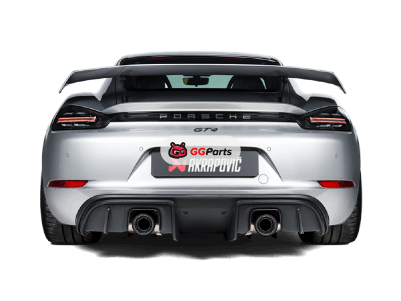 Akrapovic S-PO/TI/18/1 AKRAPOVIC Slip-On Race Line (Titanium) Выхлопная система Porsche Cayman GTS/GT4/Boxster GTS 4.0 718 2020-2024
