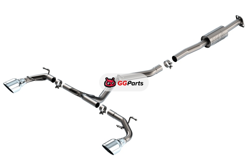 Borla 140910 BORLA ATAK Cat-Back Выхлопная система (хромированные насадки) Subaru BRZ/Toyota GR86 2.4L 2022-2024