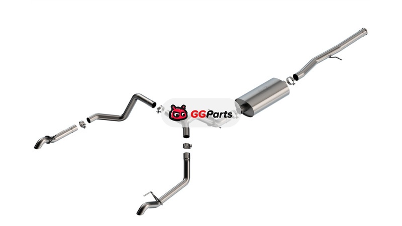 Borla 140913 BORLA Touring Cat-Back Выхлопная система Chevrolet Silverado 1500 ZR2 / GMC Sierra 1500 AT4X 6.2L V8 2022-2024