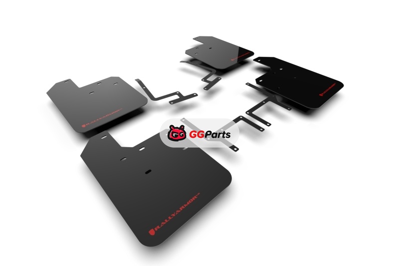 Rally Armor MF54-UR-BLK/RD Rally Armor UR Брызговики черные с красным логотипом Jeep Wrangler JL 2018-2025