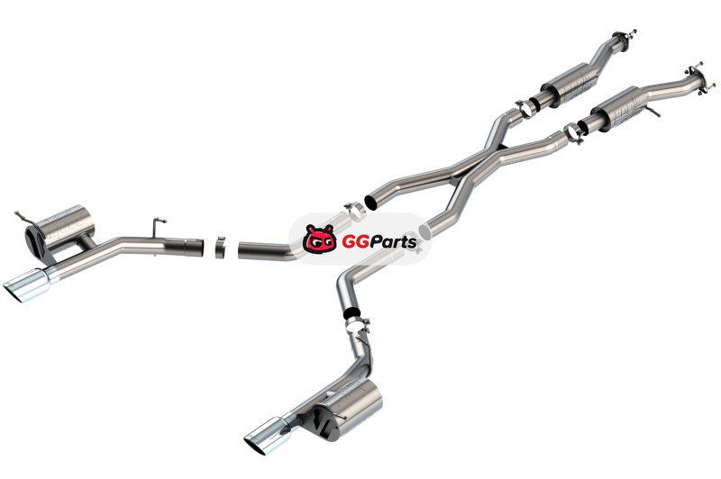 Borla 140886 BORLA ATAK Cat-Back Выхлопная система (хромированные насадки) Dodge Durango SRT Hellcat 6.2L V8 2021/2023/2024