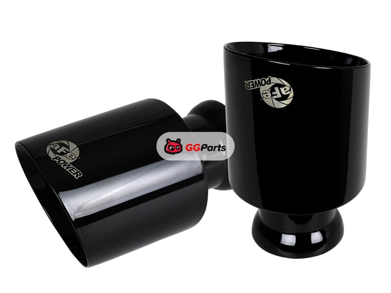 aFe 49C32068-B AFE MACH Force-Xp Насадки на глушитель (черные) Dodge Charger/Hellcat 2015-2023 SRT-8 V8-6.2L (sc)/392 V8-6.4L