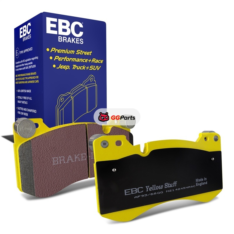 EBC DP42454R EBC Yellowstuff Комплект передних тормозных колодок (диск 380x36мм) BMW M2 G87/M3 G80/G81/M4 G82/G83 3.0tt 2021+