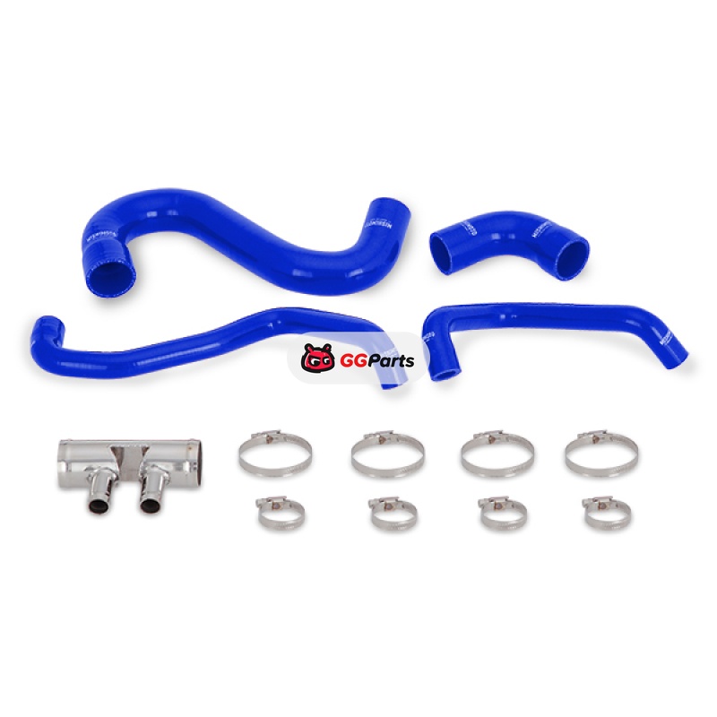 Mishimoto MMHOSE-MUS8-15LBL MISHIMOTO Комплект нижний силиконовый патрубок радиатора/патрубки охлаждения масляного радиатора (синие) Ford Mustang GT 5.0L V8 2015-2017