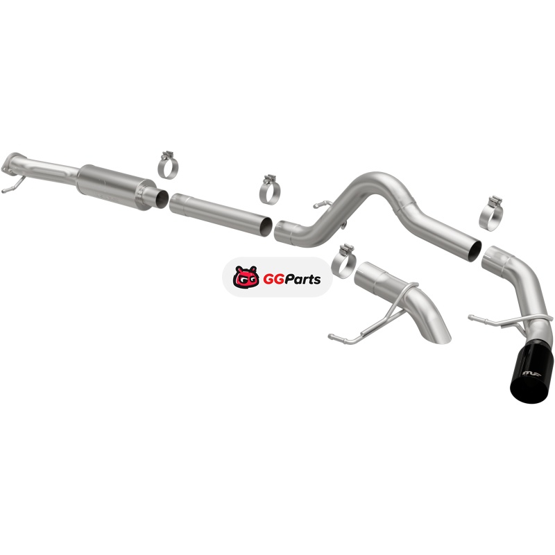 Magnaflow 19682 MagnaFlow Rock Crawler Cat-Back Выхлопная система (черная насадка) Ford Bronco L4 2.3L/V6 2.7L 2021-2024 2/4-Door