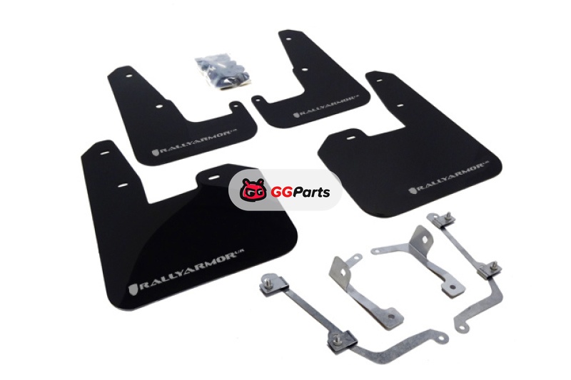 Rally Armor MF15-UR-BLK/SIL Rally Armor UR Брызговики черные с серебристым логотипом Subaru STI 2008-2014/WRX 2011-2014 Hatchback