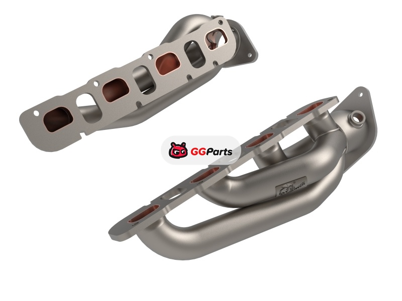 aFe 48-38031-T AFE Twisted Steel Выпускной коллектор с титаново-керамическим покрытием Jeep Wrangler 392 2021-2024 V8-6.4L