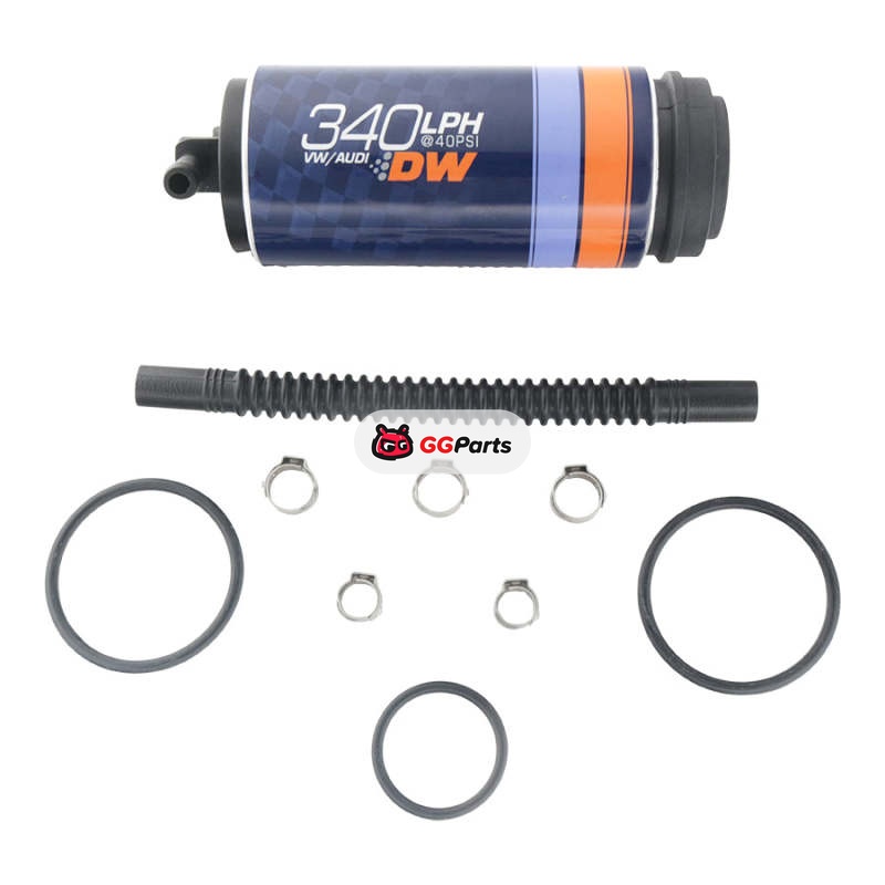 DeatschWerks 9-355-1025 DeatschWerks DW340V Топливный насос погружной 340 л/ч с установочным комплектом Audi/Seat/Skoda/VW 1.8T/2.0TSI/2.0TFSI/3.2 VR6 полный привод