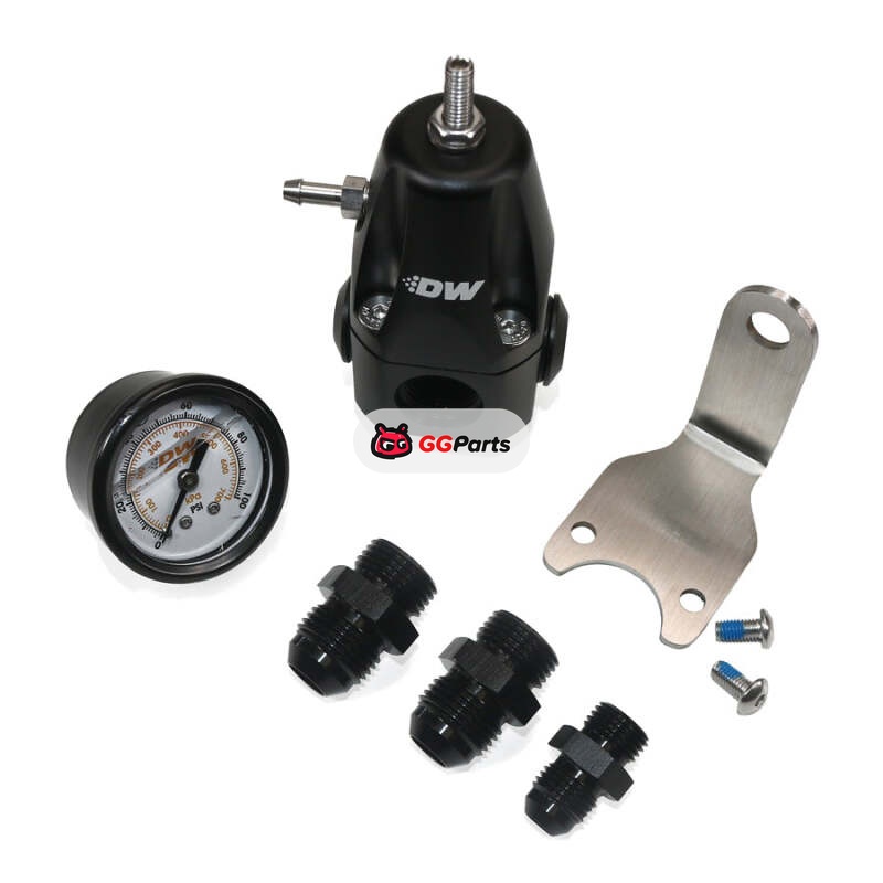 DeatschWerks 6-1000-FRB-86 DeatschWerks Комплект регулятор давления топлива DWR1000 / Манометр / Фитинги 8AN/6AN