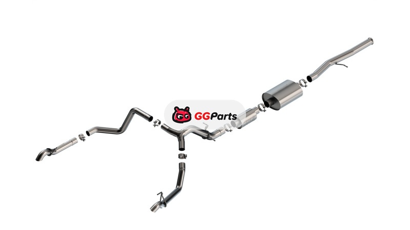 Borla 140914 BORLA S-Type Cat-Back Выхлопная система Chevrolet Silverado 1500 ZR2 / GMC Sierra 1500 AT4X 6.2L V8 2022-2024