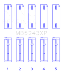 King Engine Bearings MB5243XP