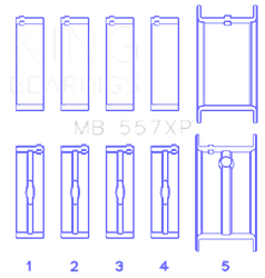 King Engine Bearings MB557XP010X
