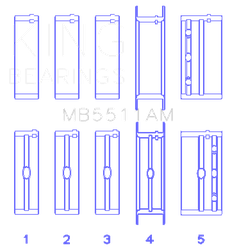 King Engine Bearings MB5511AM