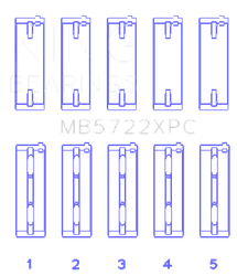 King Engine Bearings MB5722XPC