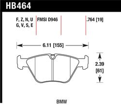 Hawk Performance HB464F.764
