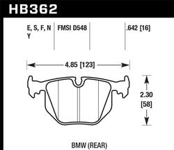 Hawk Performance HB362E.642