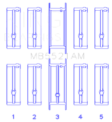 King Engine Bearings MB5521AM0.75