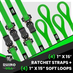 Rhino USA RCHT-4PACK-GRN