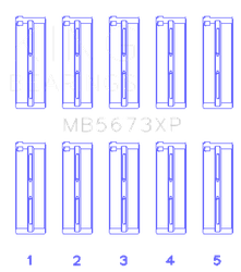 King Engine Bearings MB5673XP