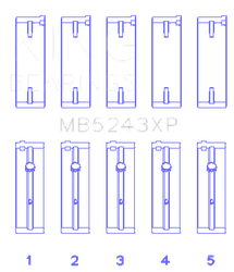 King Engine Bearings MB5243XP