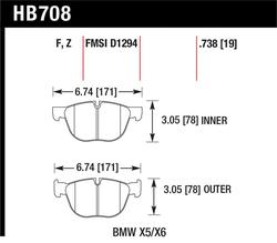 Hawk Performance HB708F.738
